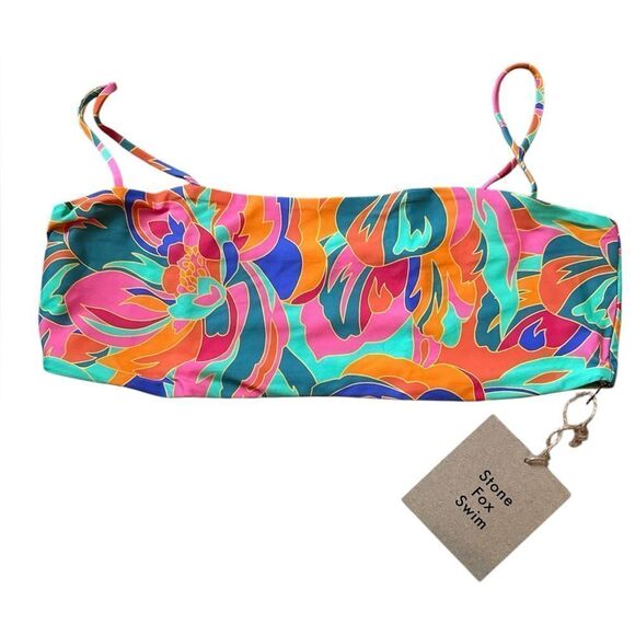 Stone Fox Swim Bliss Top Stained Glass XL - Picture 2 of 5